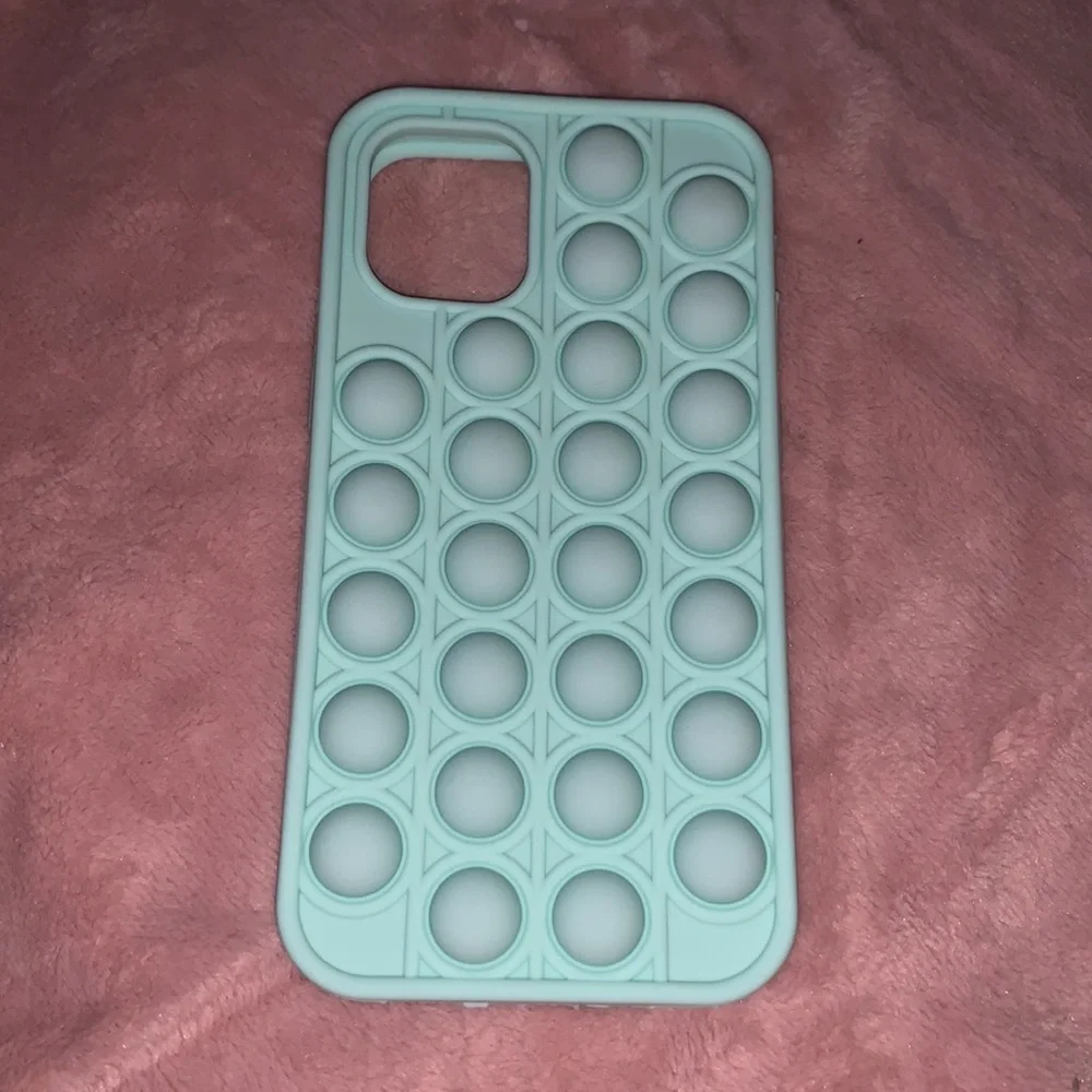 ✨NEW: iPhone 12 Mini Phone Cover | Fidget | Mint iPhone Case | Sensory Case